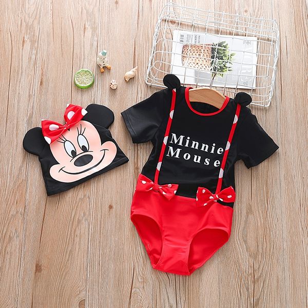 

2019 baby round neck cartoon girl hipster swimming 2019 baby round neck cartoon girl hipster swimming swim swimsuit suit, White;black