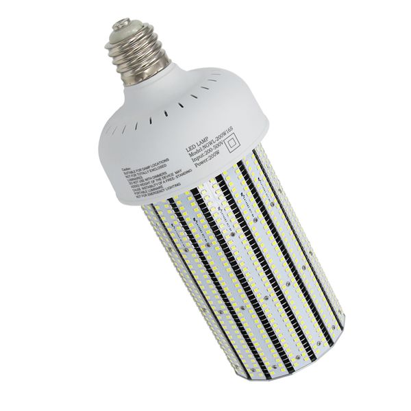 UL 200W Led Corn Cob Bulb Retrofit 1000Watt MH Gym Factory High Bay Light 6000K