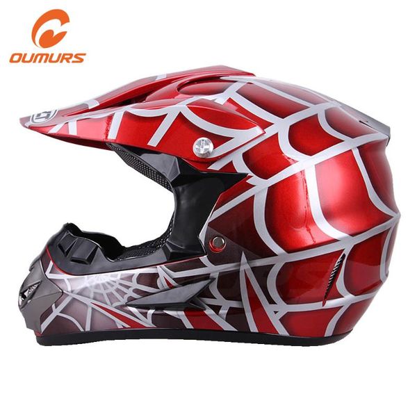 

oumurs dot мотоцикл защитные шлет детский мальчик и девочка мотокросс atv dirt bike outdoorsport молодежь красной безопасность каска дети