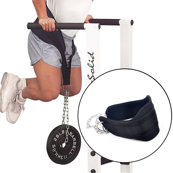 

gym dumbbells weight lifting belt fitness equipment drop shipping dip belt strength pull up load power exercise strap