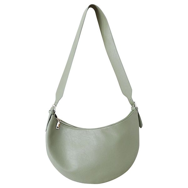 

fashion women shoulder bag pu semicircle handbag simple casual messenger bags