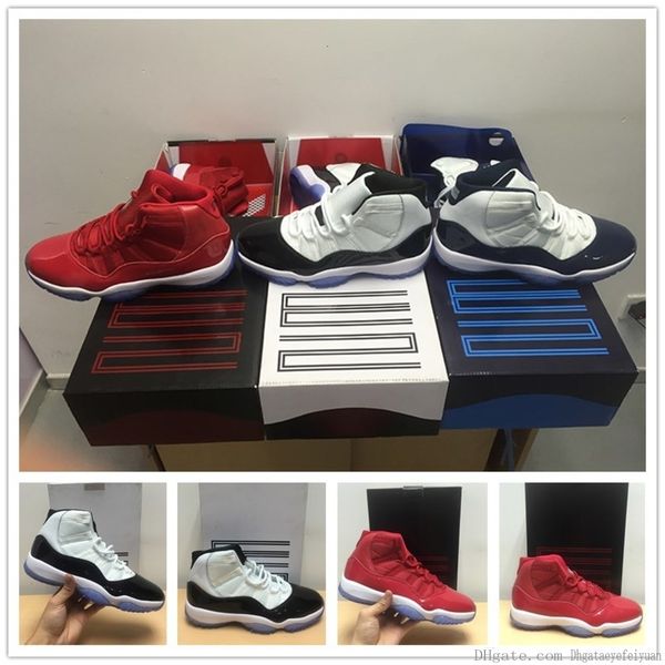 

11s basketball shoes concord number 45 23 bred legend blue space jam mens womens athletic trainers sport sneakers outdoor shoes size 7-13