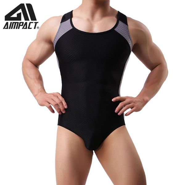 

men's singlet bodysuit one-piece bodysuits breathable training body underwear jumpsuit soft underwear mesh vest for men, White;black