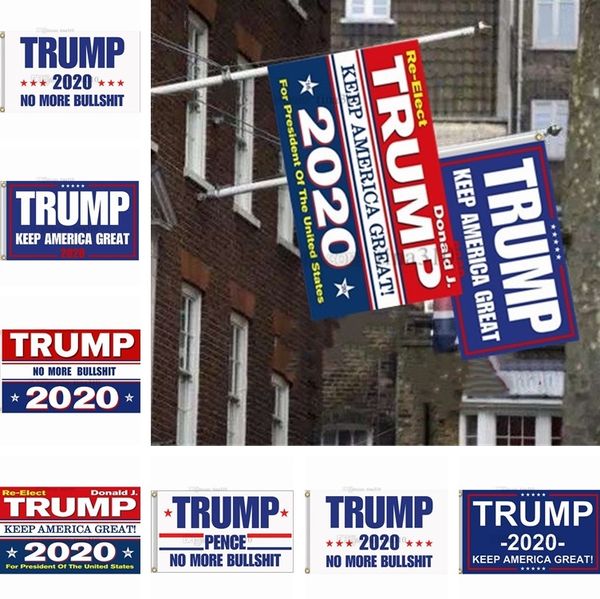 

90*150cm trump 2020 flag print keep america great banner garden donald flags polyester decor banner t3i0350