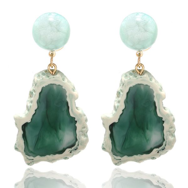 

aretes 2019 pendientes kolczyki aretes de mujer personality contracted irregular geometry earrings female temperament stud, Silver