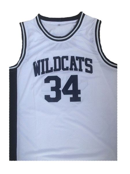 

northwestern wildcats high school #34 len bias basketball jerseys - white, Black