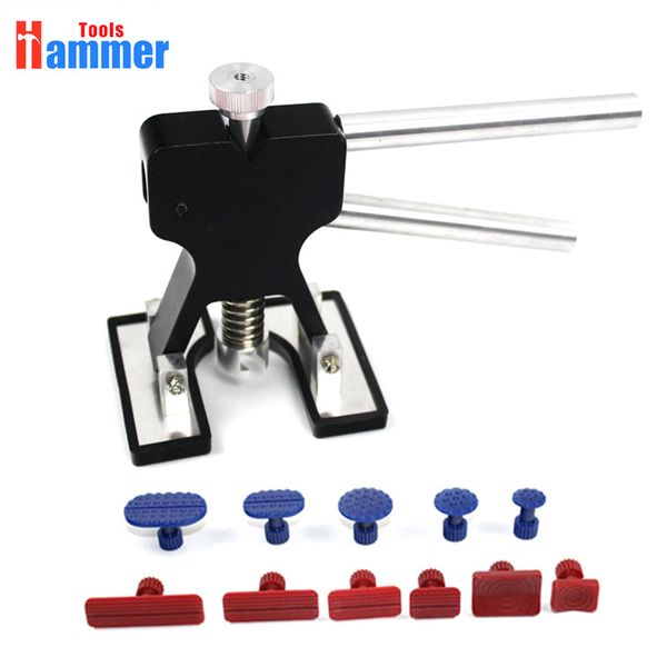 

5 colour auto paintless dent repair puller kits glue puller dent lifter with 11 pcs different size tabs