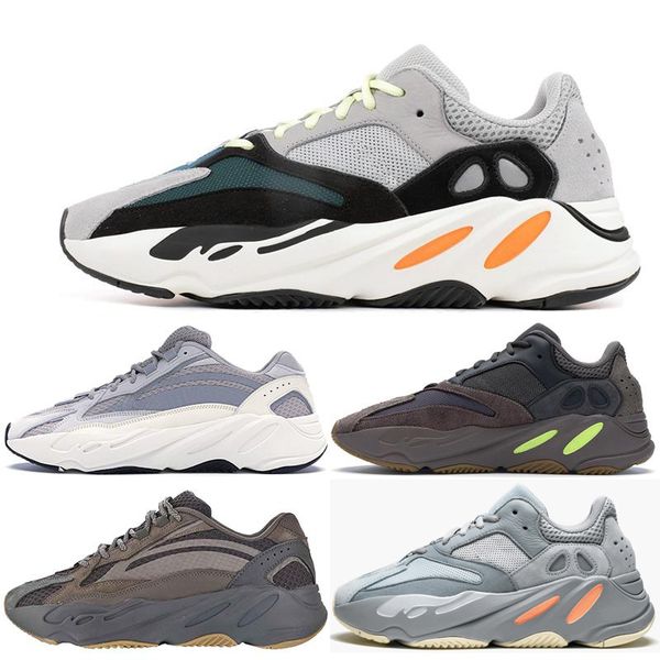 

2019 700 wave runner mauve kanye west wave static shoes men women black white blue grey sports designer athletics sneaker, White;red