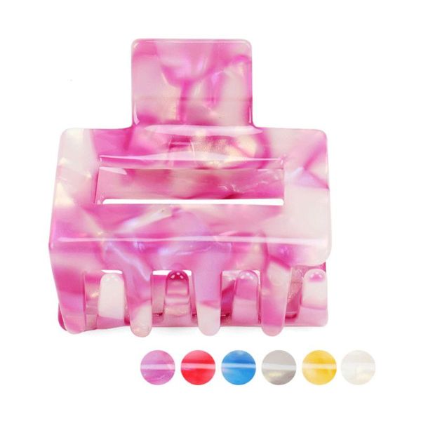 

ins hair accessories - korean styles hair ornament for women girls claw - cellulose acetate hairwear tiara for shower, Golden;white