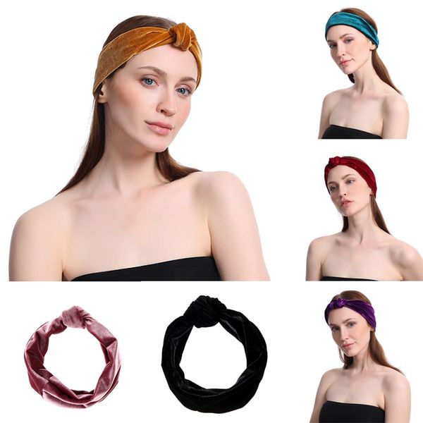 

New Women Cotton Turban Twist Knot Head Wrap Headband Twisted Knotted Hair Band