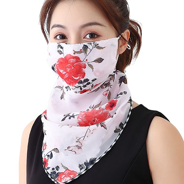 

Новые Женщины Многофункциональный шарф маска для лица шеи крышки шифоновые 19 цветов 10шт / Лот Оптовая цена Бесплатная доставка