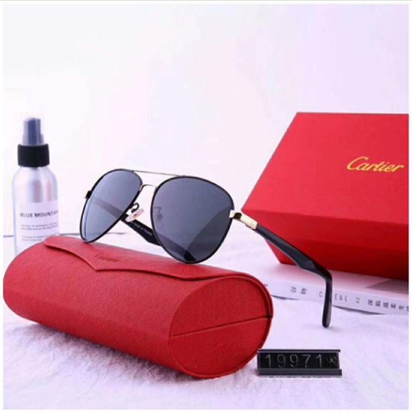 

luxury sunglasses01 designer sunglasses mens brand glasses for 2019 new metal adumbral sunglass 6 style optionl uv400 with box, White;black