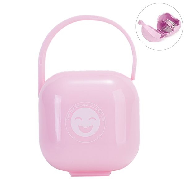 

baby pacifier silicone portable baby infant pacifier nipple storage box holder travel case baby soother container holder #10