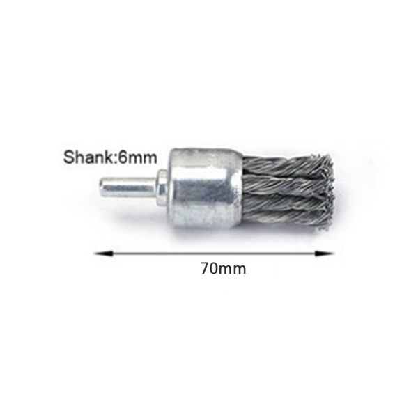 

6 styles wire bowl t brush tire grinding fits metal surface cleaning polishing