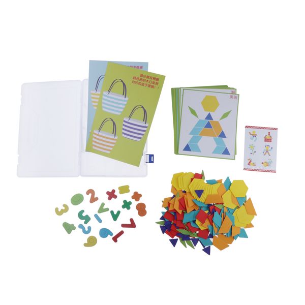 

rainbow tangram puzzle jigsaw brain teaser toy learning children education