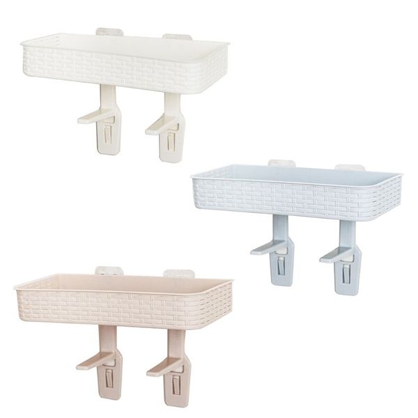 

toilet storage rack shampoo soap cosmetic holder wall mounted shower shelves 23gb