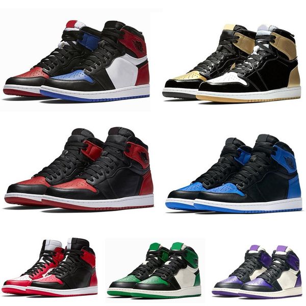 Acquista Scarpe Da Basket Da Uomo Alte OG 1 Smerigliato Scarpe Da Donna Nere Tagliate In Oro 3 Migliori Uomini Di Design Di Qualità Donne Atletiche ...