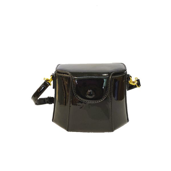 

summer net red bucket bag female new fashion senior sense simple wild patent leather portable crossbody bag