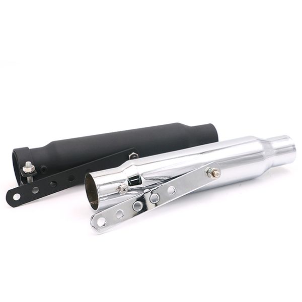 

universal motorcycle slip-on exhaust muffler pipe for bobber chopper cafe racer racing 35mm 39mm 43mm vertical tube