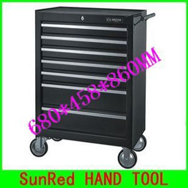 

r taiwan original 68*45.8*86cm ball bearing 7 tray tool carts anti-rusty thickening cold-rolled plate tool trolley no.05196