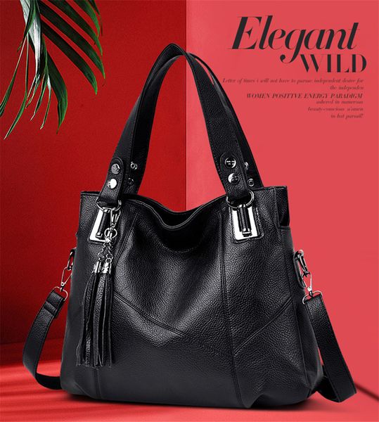 

luxurious women handbags leather casual women bags big tote brand ladies shoulder bag female messenger bag for 2019