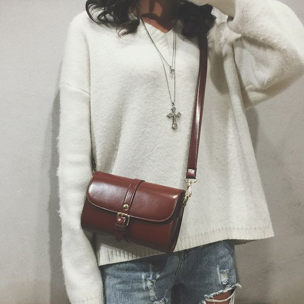 

new retro women's simple square sling bag bag women's shoulder/crossbody mini
