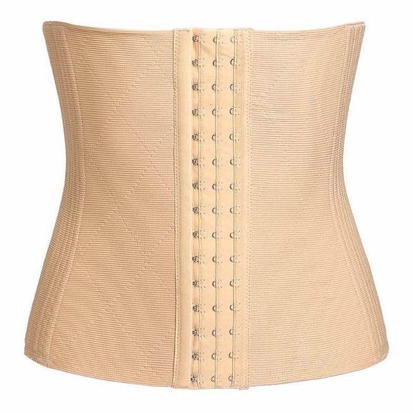 

quality nylon and high elasticity skin color waist trainer fitness fat burning girdle belt women underbust corset shapewear, Black;gray