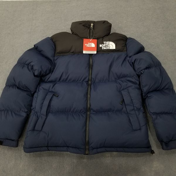 

20 classic mens women parka down coats winter thick mens jacket keep warm zip outdoor fashion windbreaker street full sleeves ear b103521l, Black