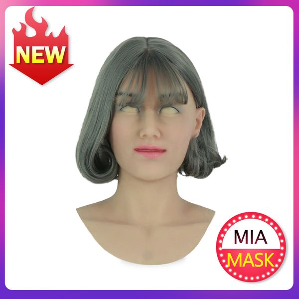 

realmaskmaster силиконовые миа маска искусственная реалистичная маска для кожи трансгендер трансвестит мужской трансвестит трансвестит латек