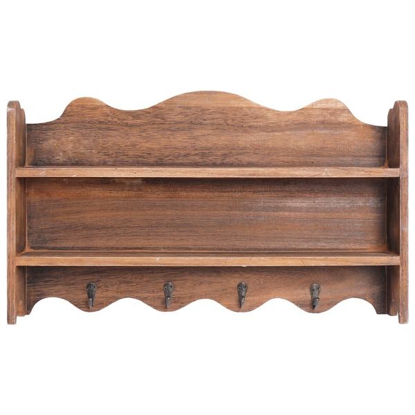 

brown wall hanger 50x10x30 cm in wood living room furniture