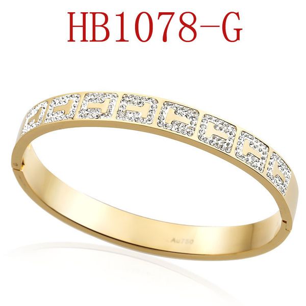 

stainless steel jewelry wholesale square t bracelet mud drill full diamond bracelet jewelry fashion women bracelet designer bracelets, Black