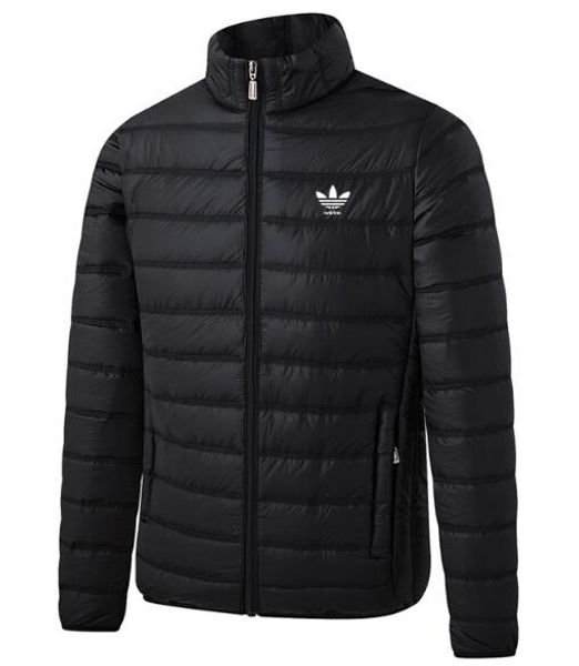 

2020 new men's super light down jacket winter jacket men's cotton wear stand collar winter jacket d004, Black