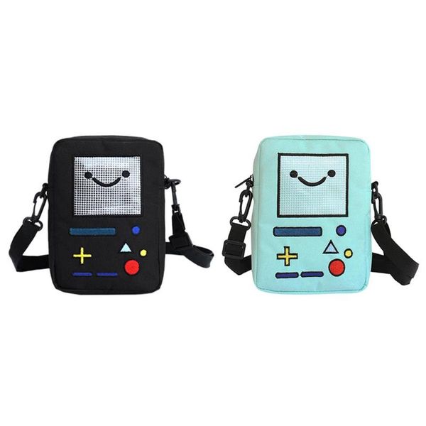 

women girl casual cute mini nylon robot phone purse messenger shoulder bags