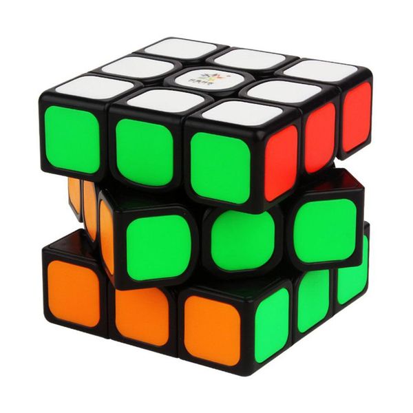 

kuulee 3x3 frosted surface sticker magic cube for begainer