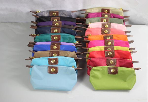 

женщины нейлон zero кошелек известные бренды дизайнер водонепроницаемый макияж рук сумка леди сцепления пакет модные косметические сумки чех