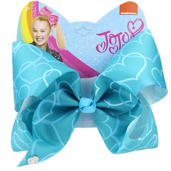 

jojo siwa baby headwear hair bows for girls with alligator clip hairpin handmade ribbon large 8inch hair accessories jojo bows, Slivery;white