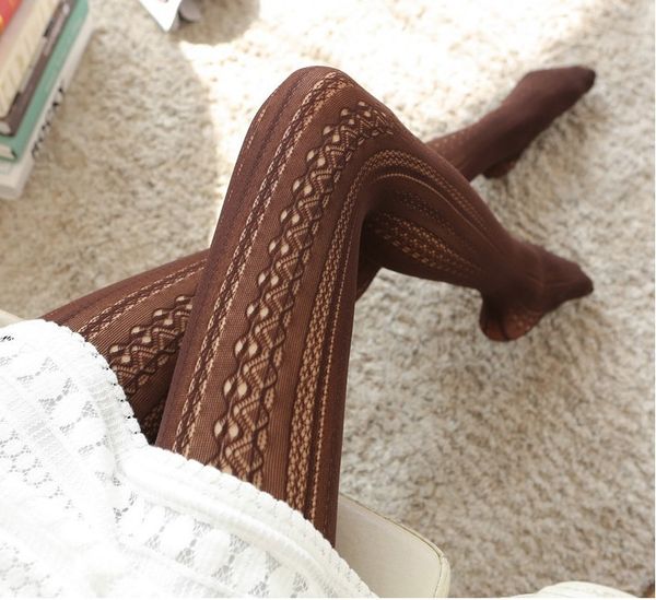 

women ladies warm over the knee high cotton tube knit socks, Black;white