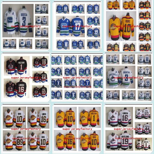 

Mens Vancouver Canucks #3 Kevin Bieksa #22 Daniel Sedin #30 Ryan Miller #33 Henrik Sedin #10 Pavel Bure #16 Trevor Linden Hockey jerseys