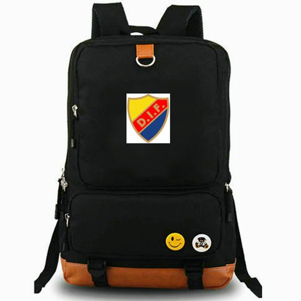 

dif backpack djurgardens badge club day pack blaranderna football school bag soccer packsack laprucksack sport schoolbag outdoor daypack