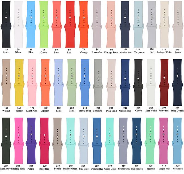 

Silicone port watchband replacement watch trap for apple watch 4 3 2 1 band wri t trap with adapter acce orie fa t hipping