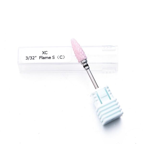 

2018 new style wearable manicure pink grinding head electric ceramic grinding head elastic-type