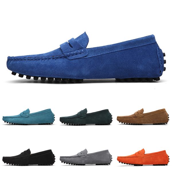 

discount non-brand designer loafers shoes slip-on men casual chaussures mens dress sneakers espadrilles triple black green 38-47 style 9