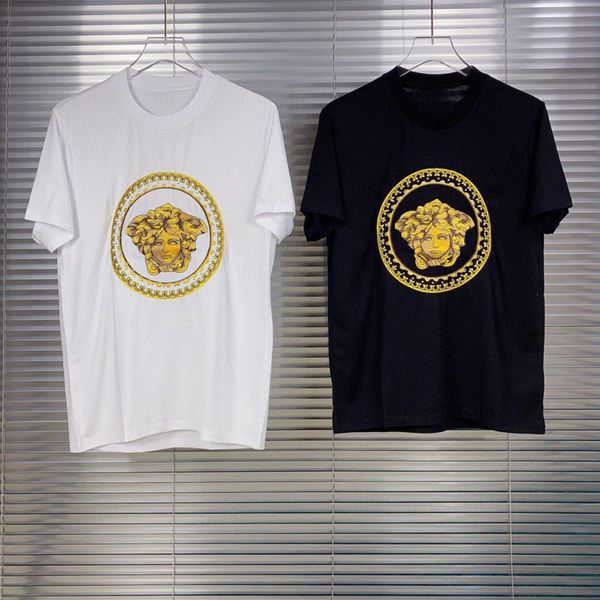 

selecta luxury euramerican style multi color mens designer 2020 t-shirt men's t-shirt new fashion trendy shoes print men's4x9e, Black