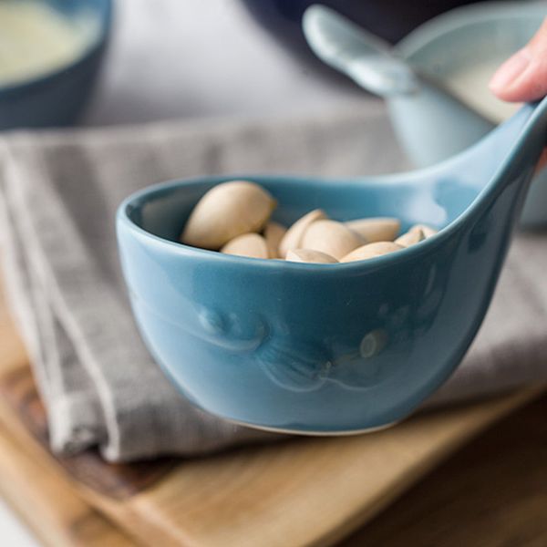 

ceramics whale bowl dish baking bowl small bowl for household use porcelain creative tableware trending products 2019