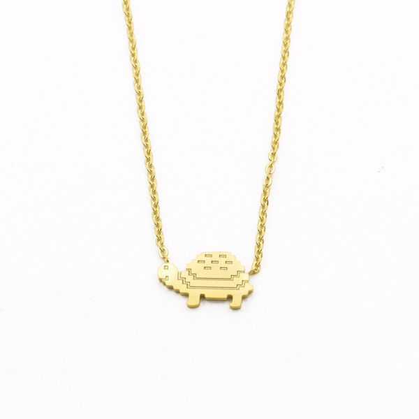 

women stainless steel turtles necklace new fashion animal wedding jewelry silver color necklaces pendants gift for her 2020