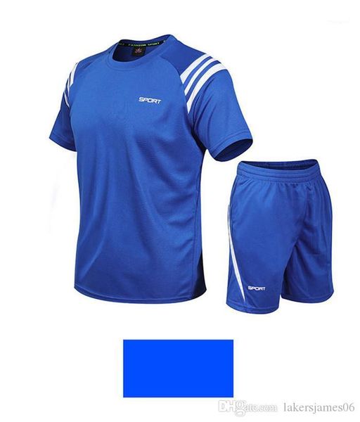 

дизайнер 2 шт. спортивные костюмы круглый вырез с коротким рукавом сплошной цвет homme одежда спортивный стиль повседневная одежда 5xl мужск, Gray