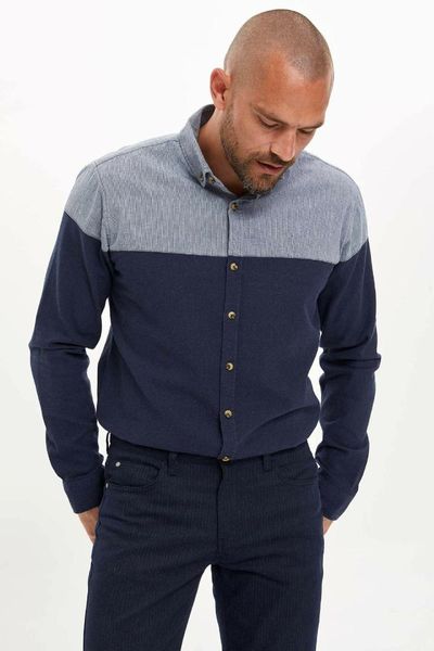 

defacto man long sleeve shirt-l0693az19wn, White;black
