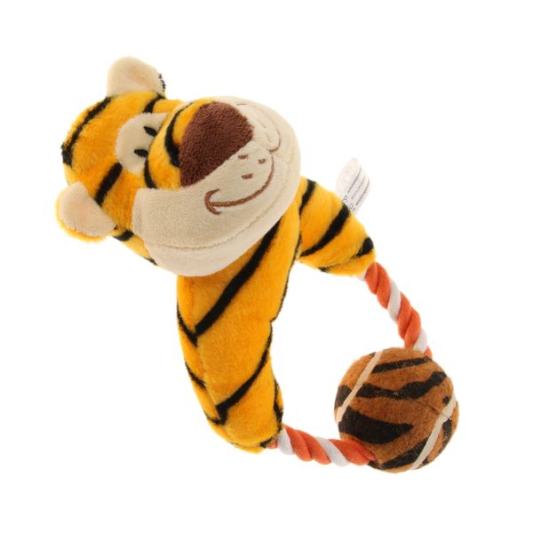 

cloth dog toys cartoon animals shape squeaky toys interactive pet puppy toys