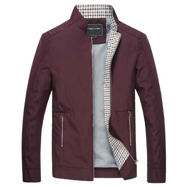 

jacket men coat 2018 casual basic jacket mens fashion zipper jackets male coat for men outwear chaquetas hombre outwear, Black;brown