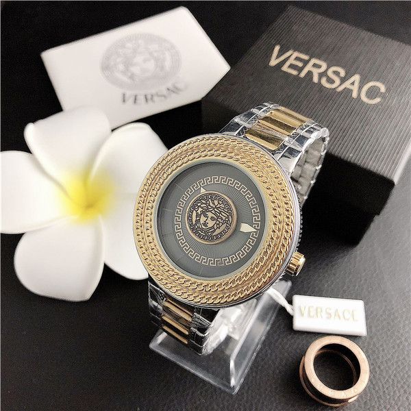 

foreign trade explosion watch men's multi-function quartz watch stainless steel belt student watchforeign trade explosion watch men, Slivery;black